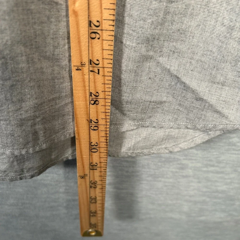 Taylor Stitch Shirt Mens 46 XXL Gray Short Sleeve Cotton Button Down Made USA - Picture 6 of 7